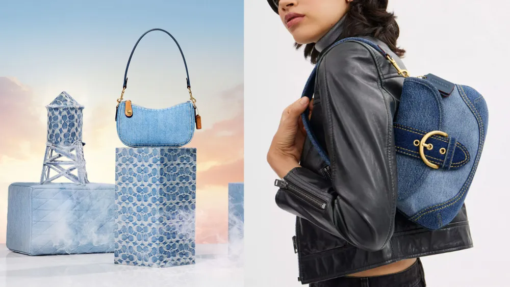 Coach conferma che il trend della primavera 2024 è il denim (con la nuova collezione borse luxury)