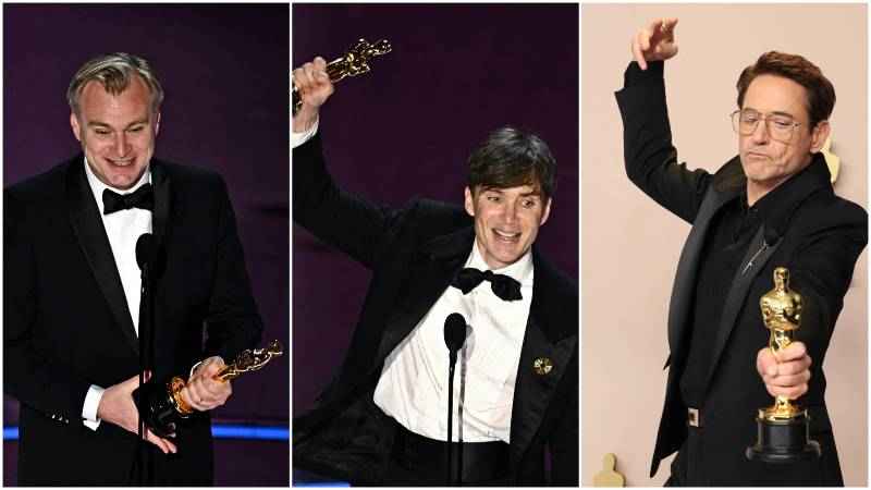 Oscar 2024, vince Oppenheimer come miglior film: tutti i premi