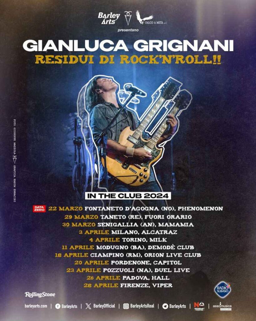 Gianluca Grignani tour