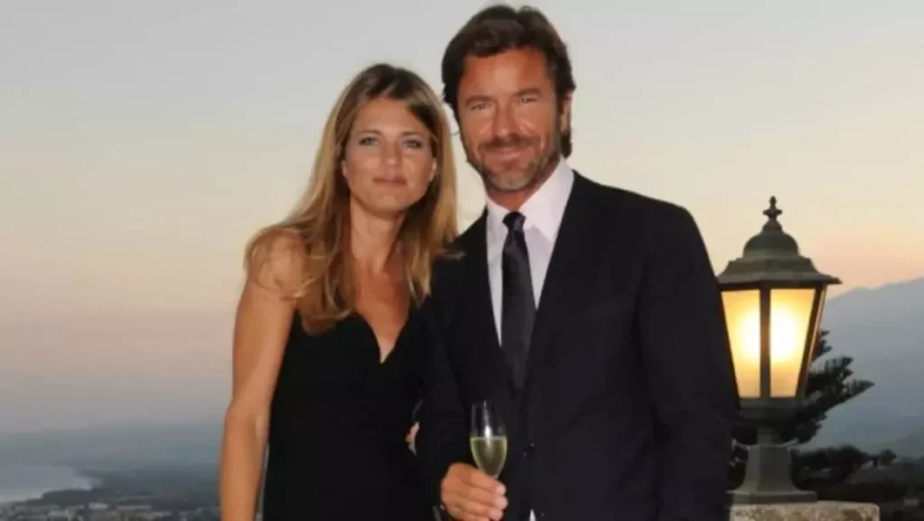 Paolo Conticini e la moglie