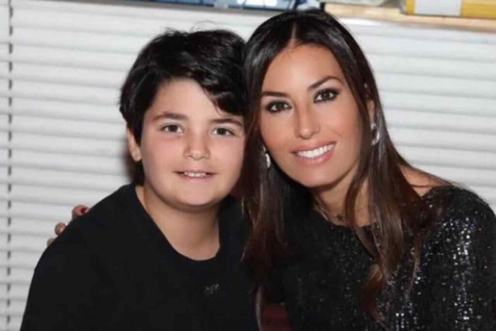 Elisabetta Gregoraci e figlio Nathan Falco