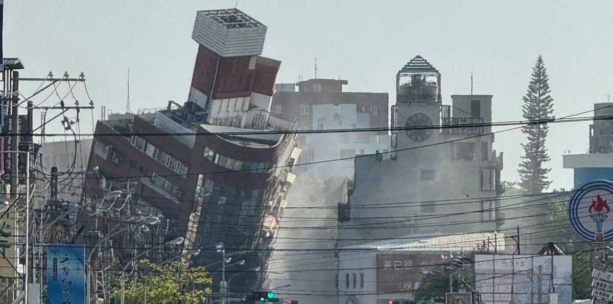 Scossa di terremoto fortissima a Taiwan