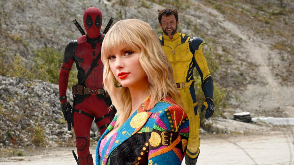 "Deadpool e Wolverine", con Taylor Swift, foto da Vandal  
