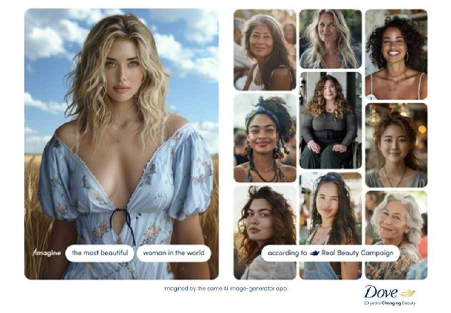 Il brand Dove contro l’Intelligenza Artificiale nelle pubblicità: “Gli standard di bellezza sono potenzialmente dannosi”