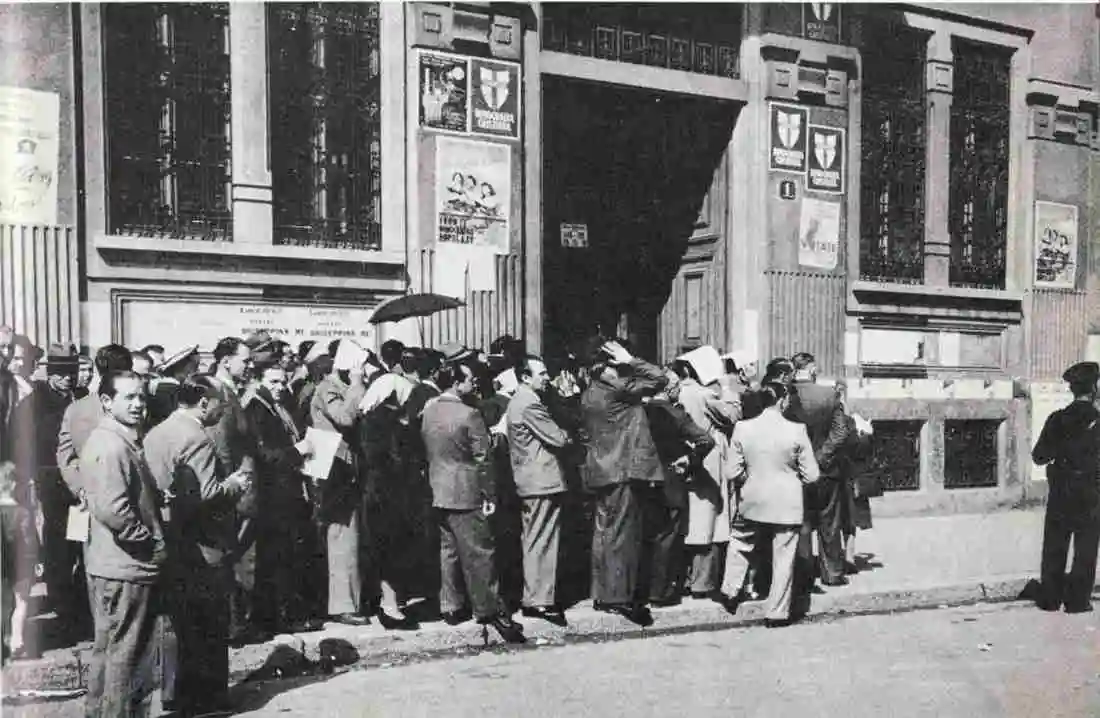 Elezioni politiche, 76 anni fa si svolsero le prime nel 1948 Elezioni politiche del 1948, fonte parentesistoriche.altervista.org