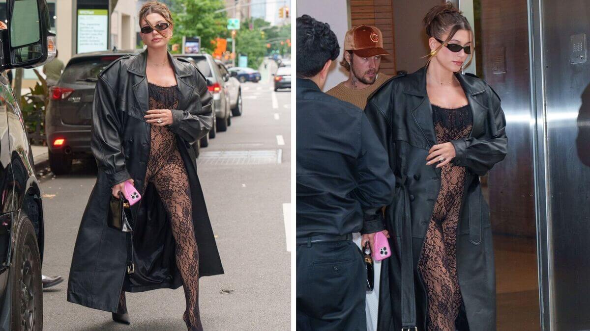 Hailey Bieber lancia l’anti-maternity maternity style durante i suoi mesi incinta