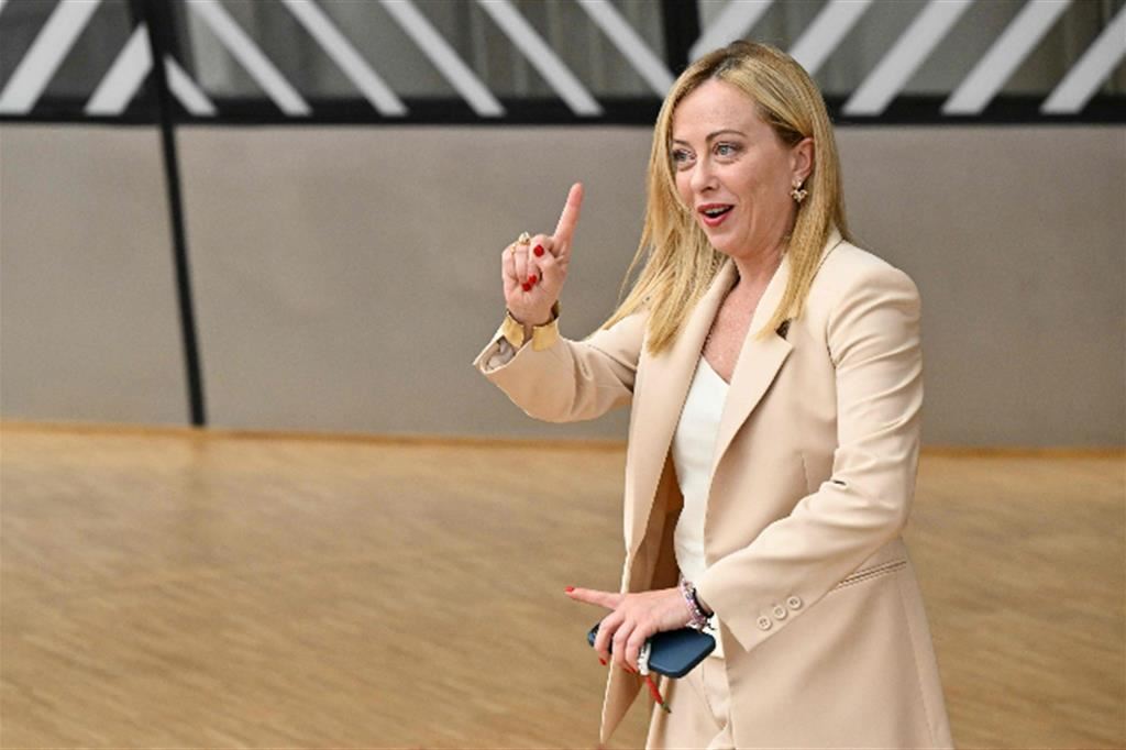 Meloni a Bruxelles per le nuove cariche UE