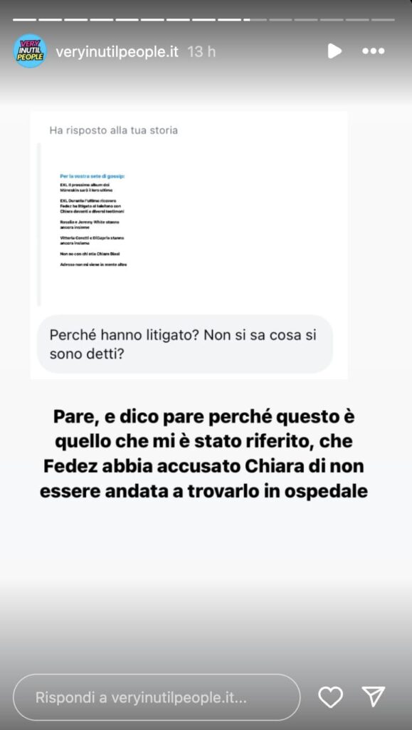 Fedez Chiara Ferragni lite