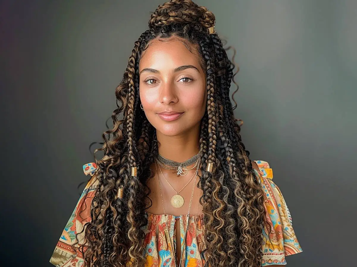 Boho braids, l’acconciatura estiva con un tocco di coquette