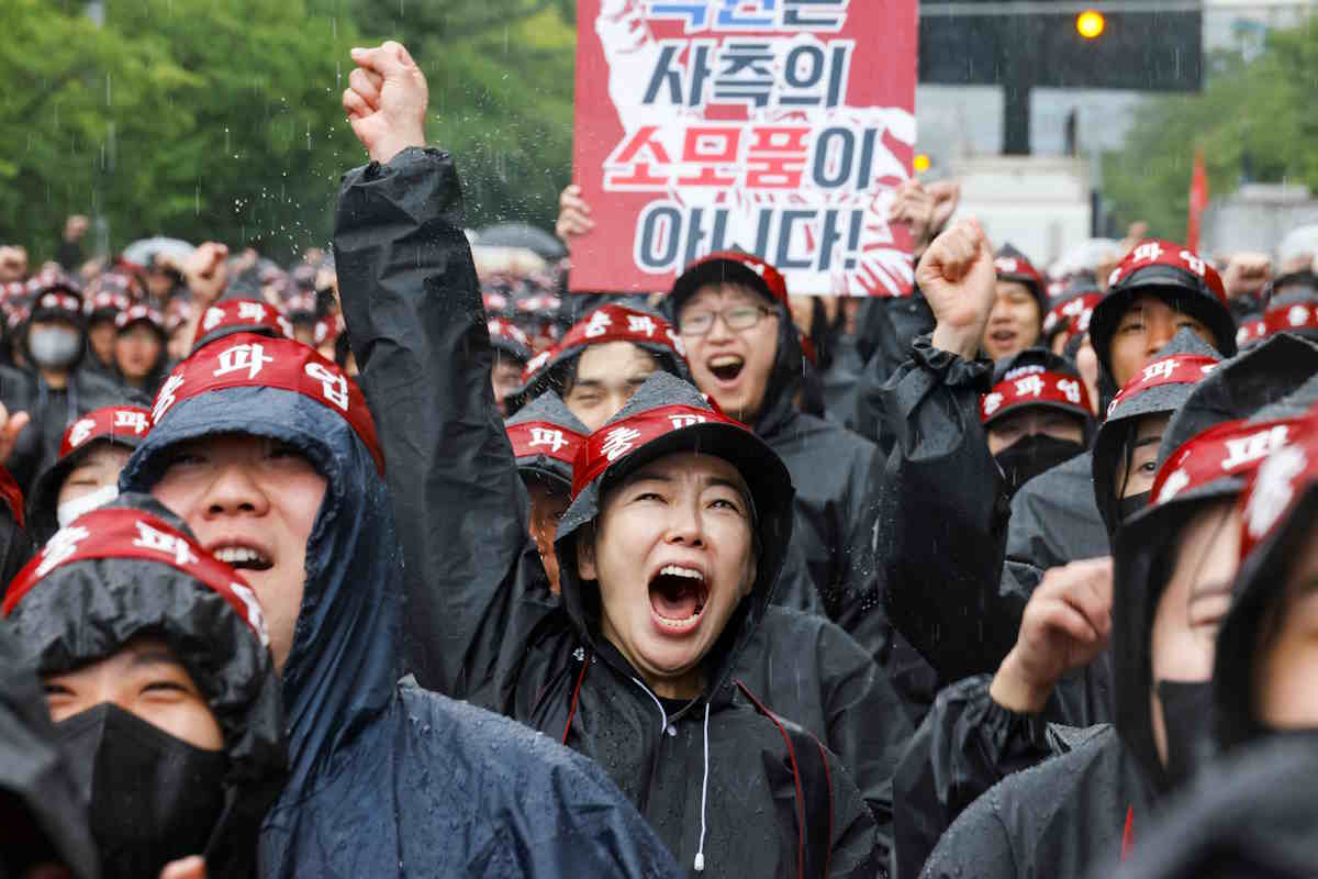 In Corea del Sud sciopero infuocato contro Samsung