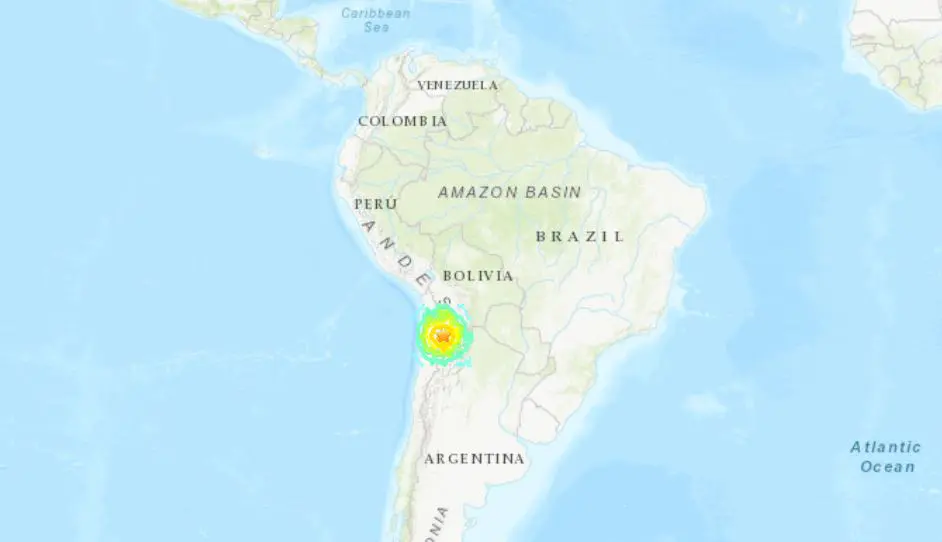 Cile: terremoto di magnitudo 7.4 colpisce il nord del paese