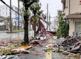 In Giappone è arrivato Shanshan, uno dei tifoni più potenti degli ultimi decenni