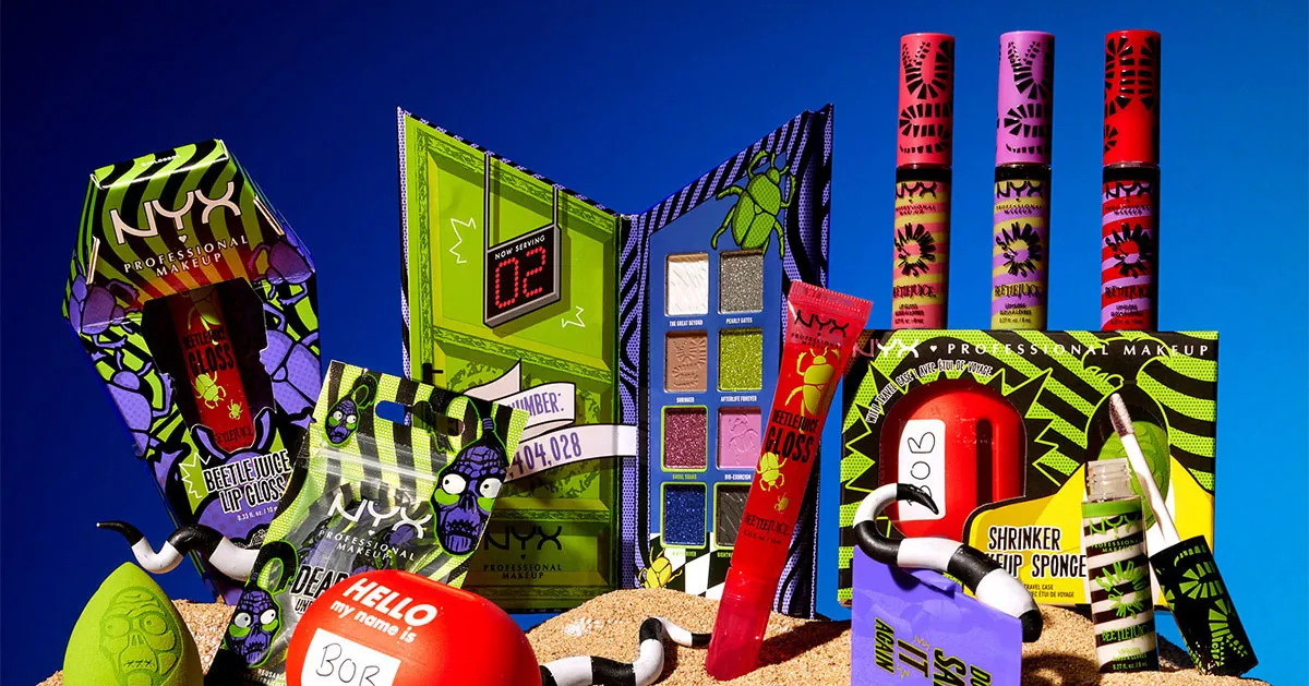 Fermi tutti: Nyx ha lanciato la collezione ispirata a Beetlejuice