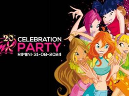 Un francobollo per la serie italiana “Winx Club”