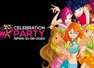Un francobollo per la serie italiana “Winx Club”