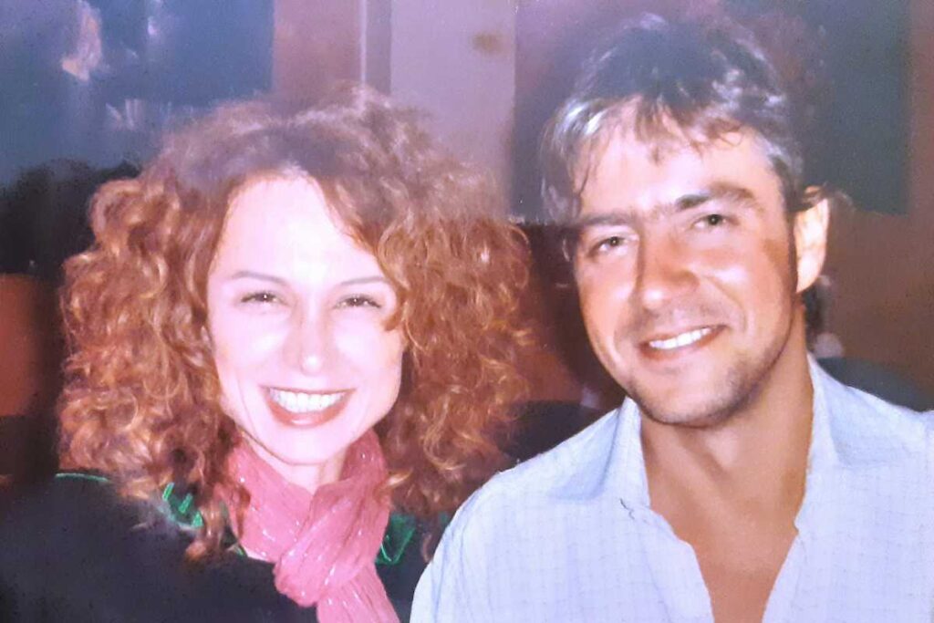 Beatrice Luzzi e l'ex marito