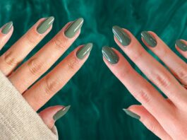 La nuova tendenza nail autunno 2024? Le Dirty Martini Nails (e le ha indossate anche Selena Gomez)