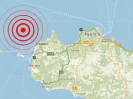 Scossa di terremoto a Trapani