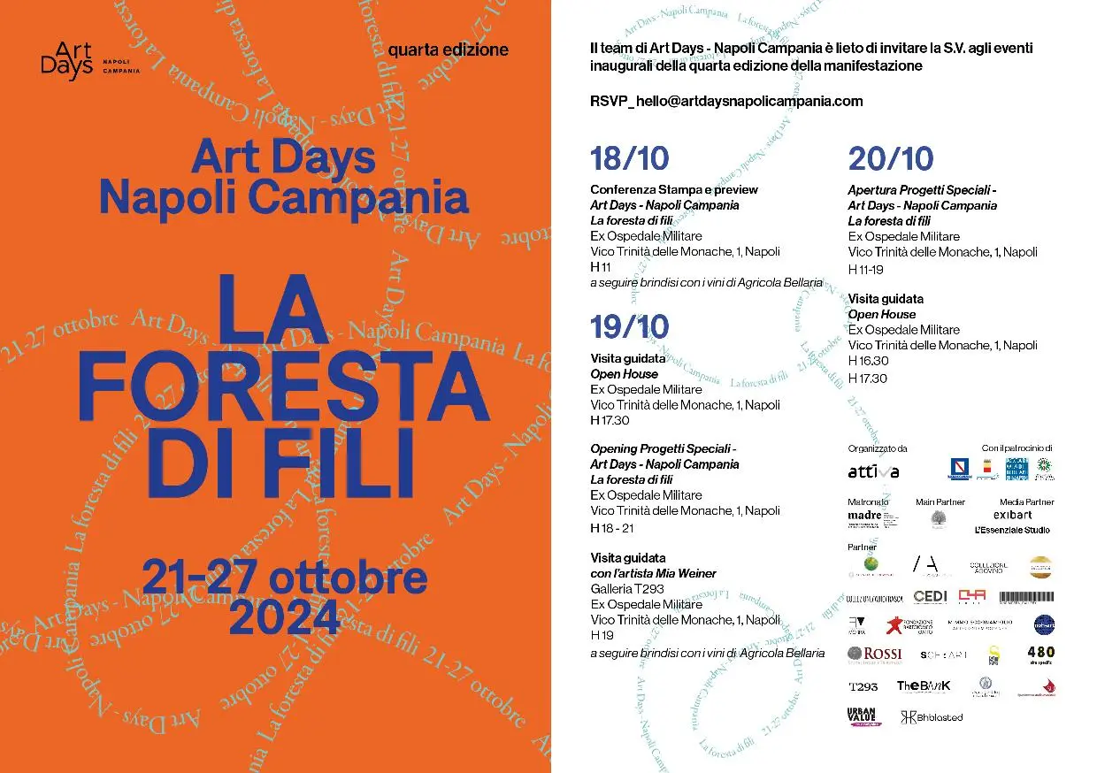 Art Days: inizia oggi a Napoli l’evento diffuso di arte contemporanea