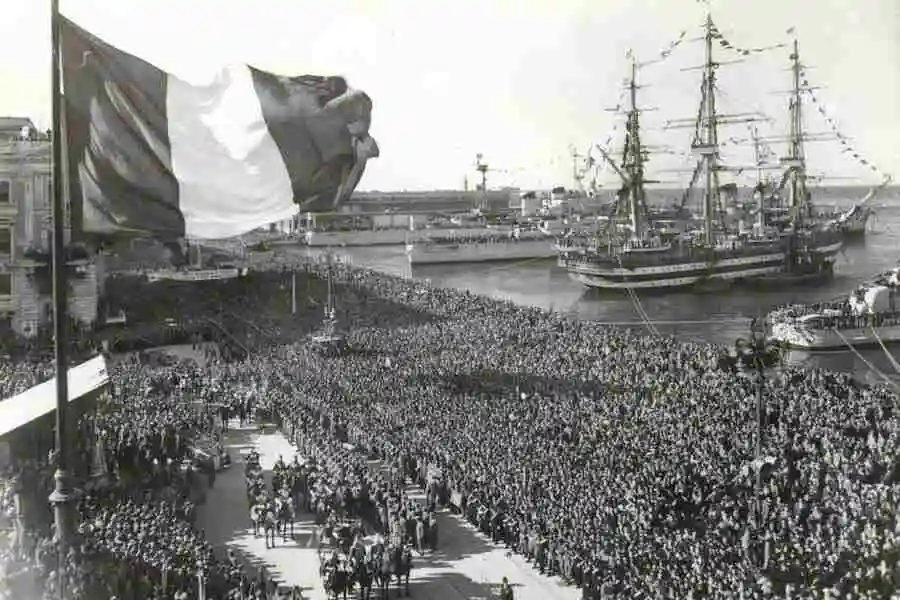 Il 26 ottobre 1954 Trieste veniva restituita all'Italia fonte wkipedia.org