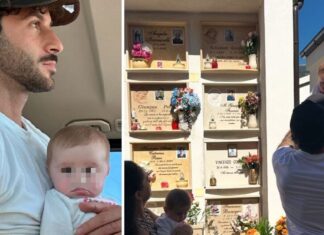 Andreas Muller scatta una foto con le figlie al cimitero, esplode la polemica: “Che cattivo gusto”
