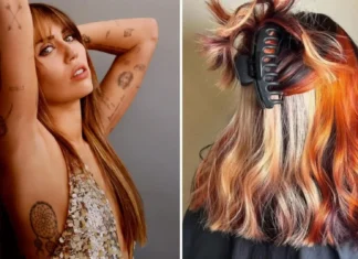 Tornano i calico hair, il trend dei capelli multicolor (e lo dice pure Miley Cyrus)