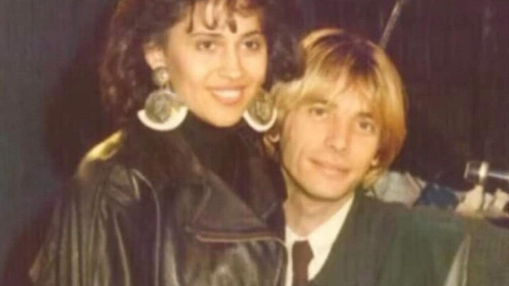 Nino D'Angelo e la moglie
