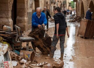 Il ciclone Dana arriva a Barcellona, allerta rossa: 17 voli deviati