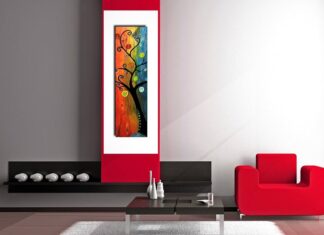 Idee di arredo per appartamenti piccoli: sfruttare quadri e decorazioni verticali