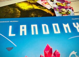 Landomy, recensione del gioco da tavolo: la conquista del nuovo mondo landomy cover