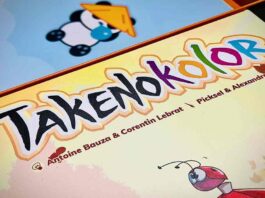 Takenokolor, la recensione del gioco da tavolo: lancia i pennarelli takenokolor cover