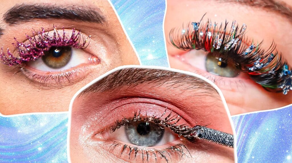 mascara glitter