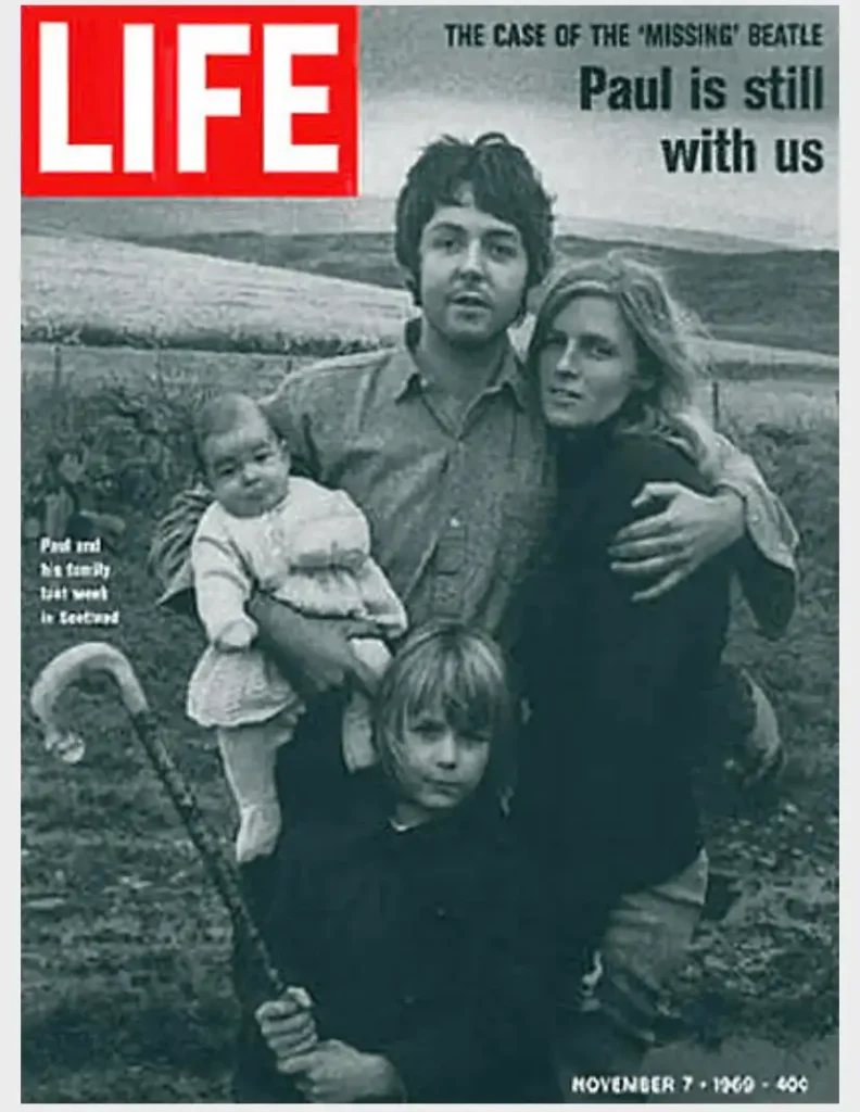 Paul McCartney la copertina di Life