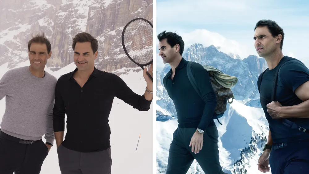 Roger Federer Rafael Nadal Louis Vuitton