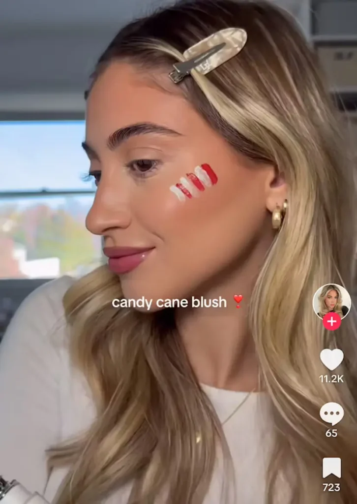 candy cane blush