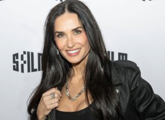 Demi Moore super trendy e cozy per l’inverno con il suo puffer (coordinato con la sua nipotina Lou)