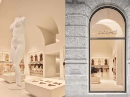 Arriva il primo flagship store di Skims a New York (nel palazzo dove si trovava Versace)