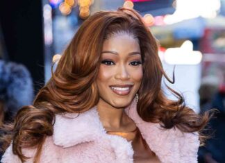 Keke Palmer cambia look con capelli rosso fuoco per la promo del nuovo film One of Them Days
