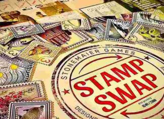 Stamp Swap, la recensione del gioco da tavolo: scambio di francobolli stamp swap