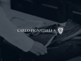 Carlo Pignatelli sarà lo stilista ufficiale del Cagliari Calcio (fino al 2026)