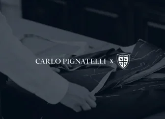 Carlo Pignatelli sarà lo stilista ufficiale del Cagliari Calcio (fino al 2026)