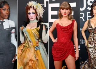 Grammy Awards 2025: chi vince il red carpet? Primo posto Taylor Swift burning red, secondo posto Lady Gaga goth