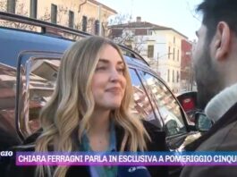Chiara Ferragni parla per la prima volta ai microfoni di Pomeriggio Cinque di Fedez