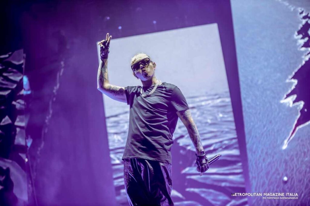 Lazza live Palazzo Dello Sport Roma - Ph © Tommaso Notarangelo