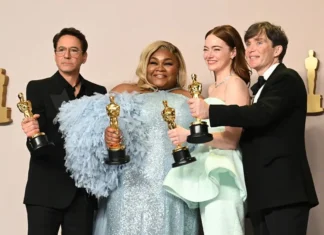 Robert Downey Jr., Cillian Murphy, Emma Stone e Da’Vine Joy Randolph saranno tra i presentatori degli Oscar