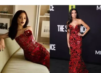 Jenna Ortega ha indossato un outfit Demi Moore (e The Substance) coded