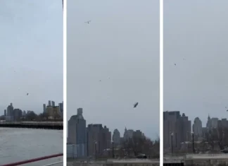 Tragedia a New York, elicottero turistico precipita nel fiume Hudson: muore intera famiglia spagnola