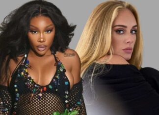 Sza nella storia, supera il record di Adele per settimane di permanenza in top ten nella Billboard 200 SZA sorpassa Adele nella speciale classifica Billboard 200 divenendo la donna ad avere trascorso più settimane in top ten