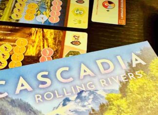 Cascadia Rolling Rivers, la recensione del gioco da tavolo: fauna, habitat e dadi! cascadia rolling rivers