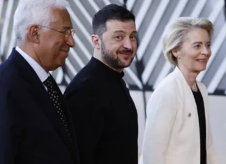 Il vertice in Ucraina dei leader Ue, Meloni si collega da remoto: “Tregua di 30 giorni”